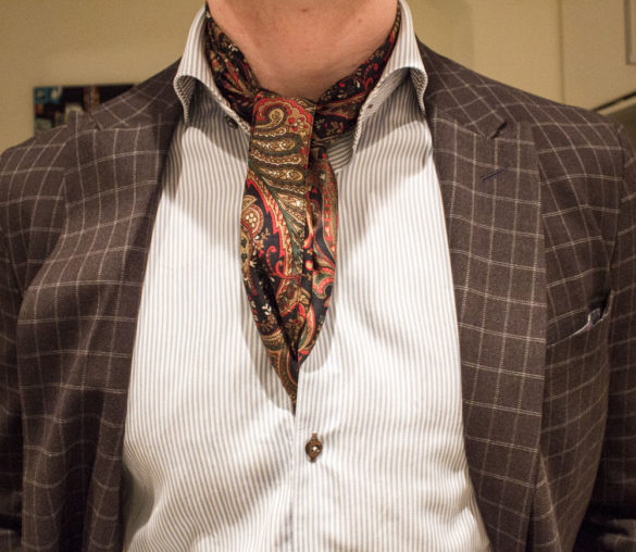 9 ways to wear a silk scarf for men Hype & Style